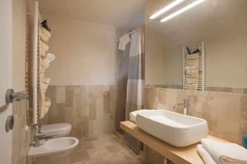 Koupelna v ubytování B&B Donna Olga