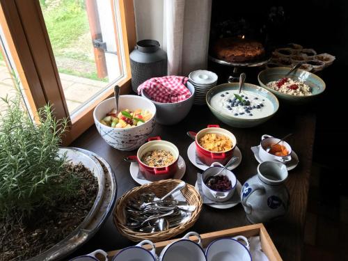 Jídlo v penzionu nebo okolí