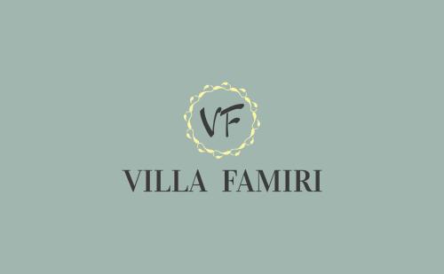 a logo for a villa firm at Villa Famiri Boutique hotel in Paramaribo