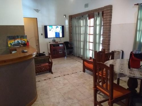 TV a/nebo společenská místnost v ubytování Complejo Norte