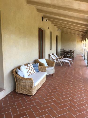 Ruang duduk di Vitabella Toscana