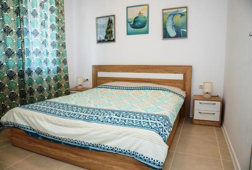 Легло или легла в стая в Green Life One-Bedroom Apartment with Sea View