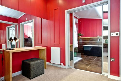 Dapur atau dapur kecil di Pomegranate, Strawberryfield Park