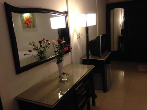 Salle de bains dans l'établissement Vinh Huy Hotel