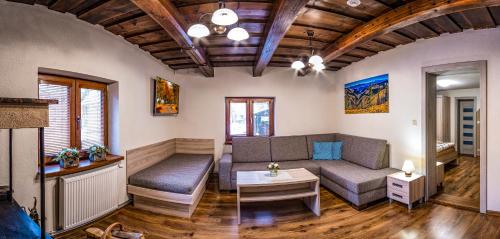 Ruang duduk di Apartmány Pemmeva