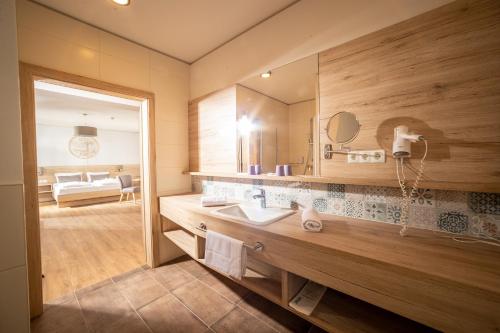 Koupelna v ubytování Hotel Mönichwalderhof