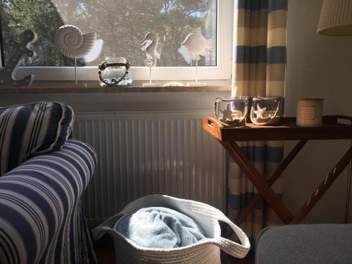 Χώρος καθιστικού στο Apartament Visby