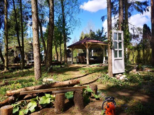 Gallery image of Domek w lesie nad jeziorem in Dywity