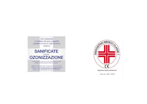 Certifikát, ocenenie alebo iný dokument vystavený v ubytovaní Le Case di Mia