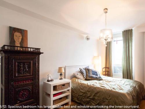 Postel nebo postele na pokoji v ubytování BEAUTIFUL SEASIDE TOWN Apartment with SAUNA and on-premise RESTAURANTS GYM ,SUPERMARKET