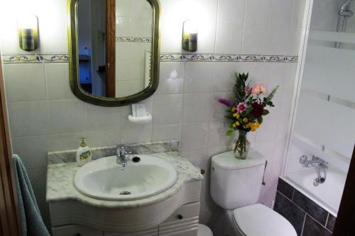 A bathroom at Olmares Apartamento Picos de Europa