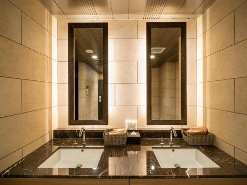 Koupelna v ubytování Super Hotel Saitama Kawagoe