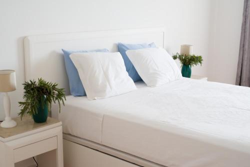 Posteľ alebo postele v izbe v ubytovaní Family apartment sea view