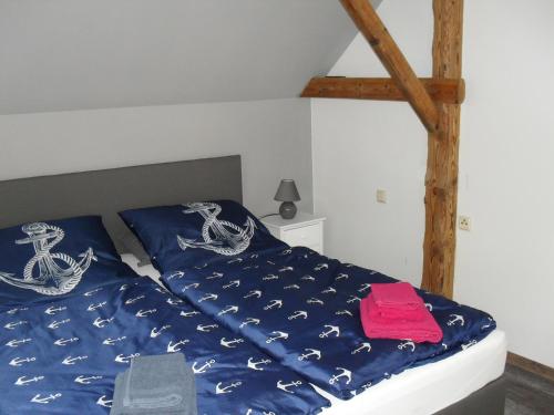 Postel nebo postele na pokoji v ubytování Ferienhof Schlachter