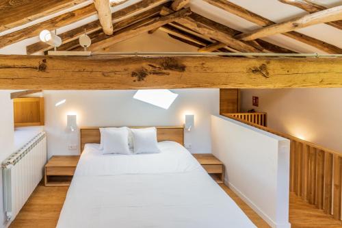 Postel nebo postele na pokoji v ubytování Terra Ecoturismo Casa La Laguna