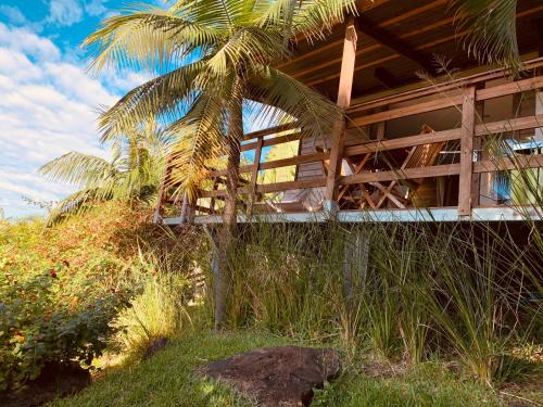 Gîte Paradis Lé Laにある庭