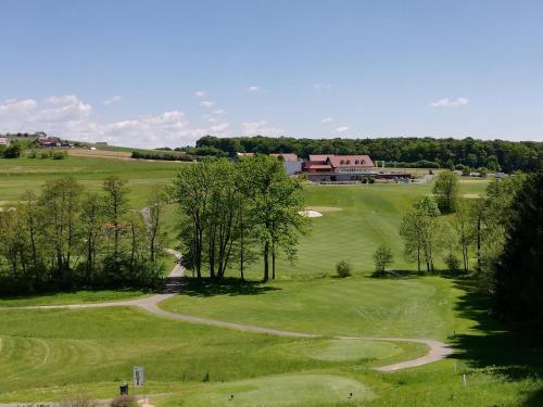 an overhead view of a golf course at Golf Resort Klöch in Klöch