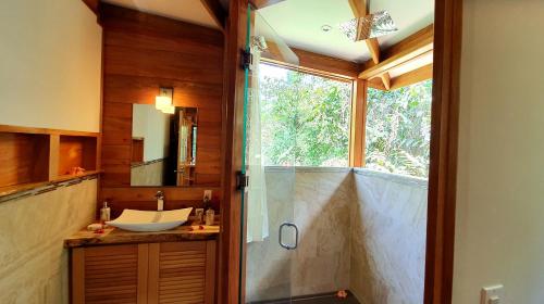 Bathroom sa Vanilla Hills Lodge