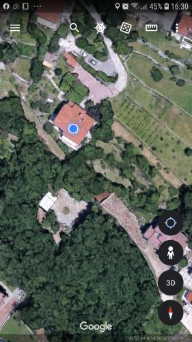 an aerial view of a estate with a house at Apartments Frlan in Kastav