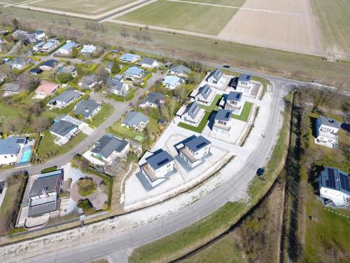 an aerial view of a suburb with houses at Casa Bos Schotsman Wellness - Jacuzzi - Rental eBikes - The Kamado BBQ in Kamperland