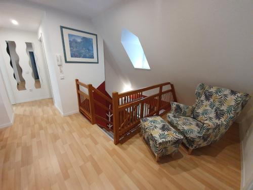 Posezení v ubytování Ferienwohnung „Forsthaus Bigge“