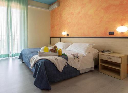 Postel nebo postele na pokoji v ubytování Hotel New Castle