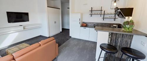 Kuchyň nebo kuchyňský kout v ubytování Boardinghouse Emden