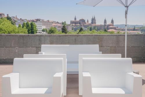 Μπαλκόνι ή βεράντα στο NH Collection Santiago de Compostela
