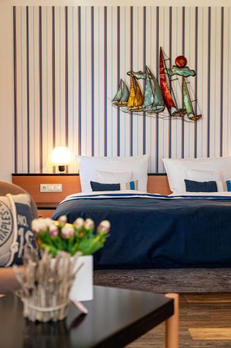 Χώρος καθιστικού στο Hotel Villa Halliger