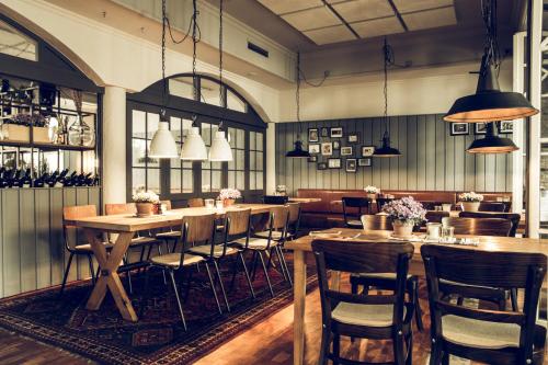 Restoran atau tempat lain untuk makan di Gasthaus & Hotel Bischoff