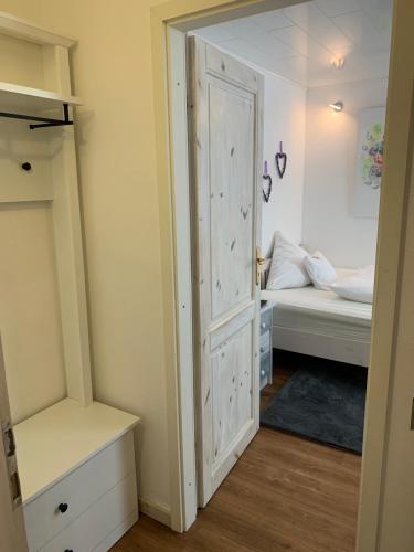Postel nebo postele na pokoji v ubytování Gästehaus Kleiner Muck