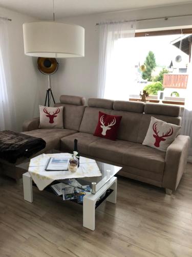 Χώρος καθιστικού στο Gästehaus Aurikel 10