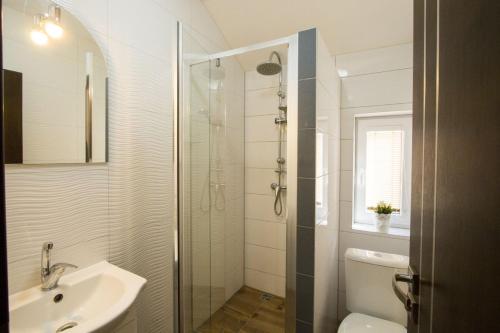 A bathroom at Reštaurácia-penzión ALTANA