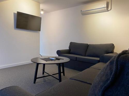 Χώρος καθιστικού στο Apartamenty Centrum