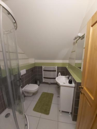 Koupelna v ubytování Ubytování pod rozhlednou