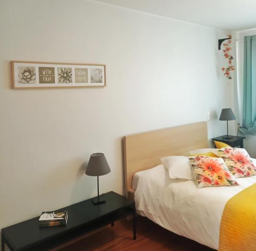 Кровать или кровати в номере Great Apartment Belavista