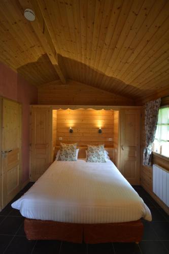 Cama o camas de una habitación en Le Relais Du Mont Blanc