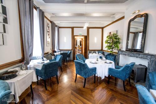 Restoranas ar kita vieta pavalgyti apgyvendinimo įstaigoje Hotel Saint-Sauveur