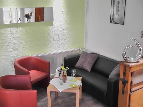 Istumisnurk majutusasutuses Pension Elisabeth am Elberadweg