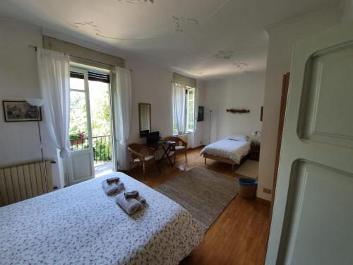 Postel nebo postele na pokoji v ubytování B&B I Ghiri