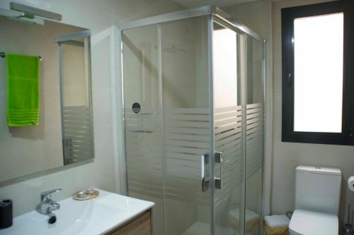 Kúpeľňa v ubytovaní Apartamentos EL POSAERO Juan Mariano