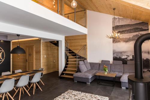 Posedenie v ubytovaní udanypobyt Apartamenty Czorsztyn