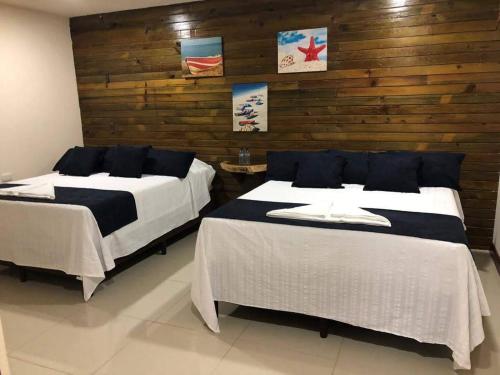 Cama o camas de una habitación en Mar Marine Yacht Club