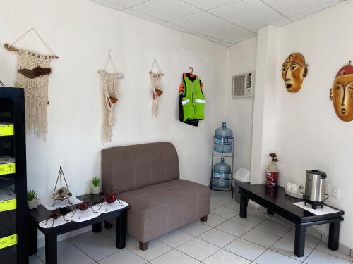 Χώρος καθιστικού στο Hotel Paraíso Kora
