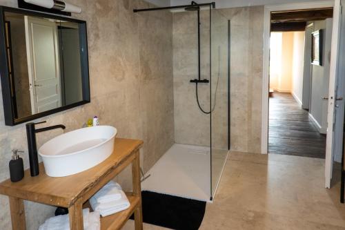 Kylpyhuone majoituspaikassa La Maison de Souhey