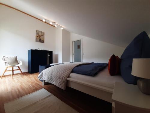 Postel nebo postele na pokoji v ubytování Haus Putzas Appartment
