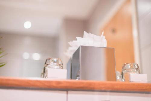 Dapur atau dapur kecil di Braid Apartments by Mansley
