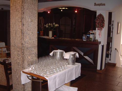 En restaurang eller annat matställe på Hotel Klausen