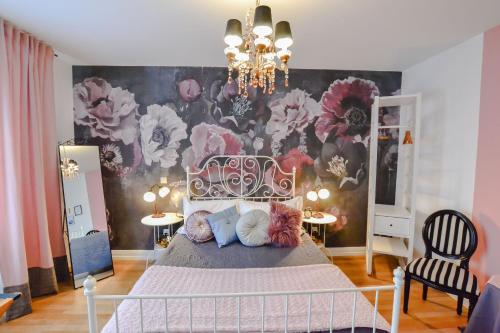Postel nebo postele na pokoji v ubytování B&B "Villa Fink"