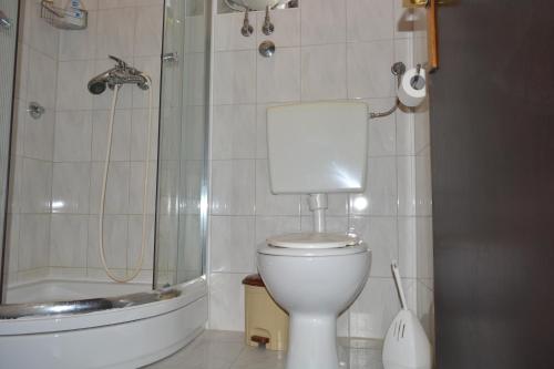 Koupelna v ubytování Apartment Bakarić